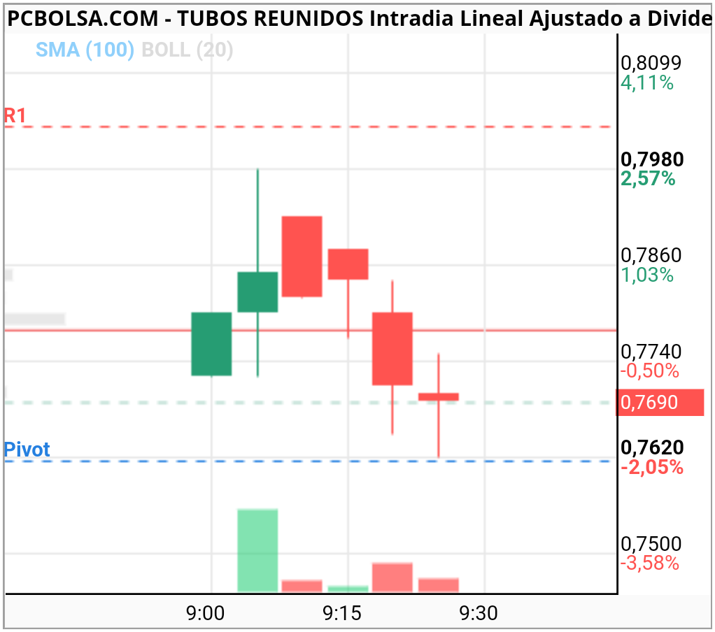 grafico de la accion mari1234