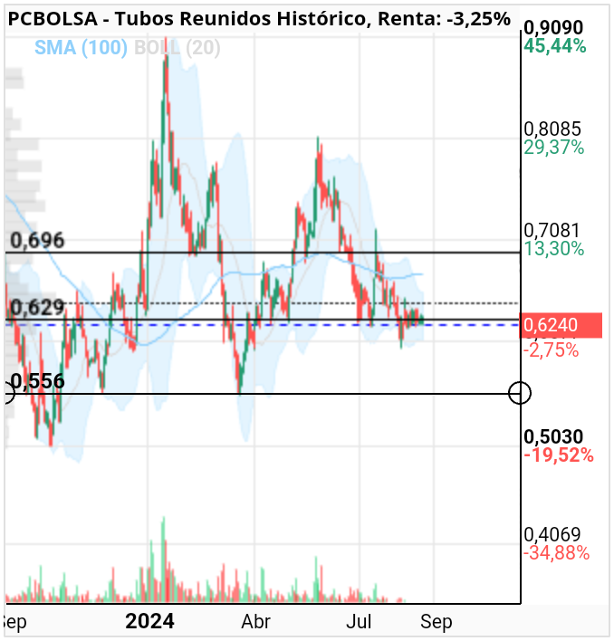 grafico de la accion rubentrading