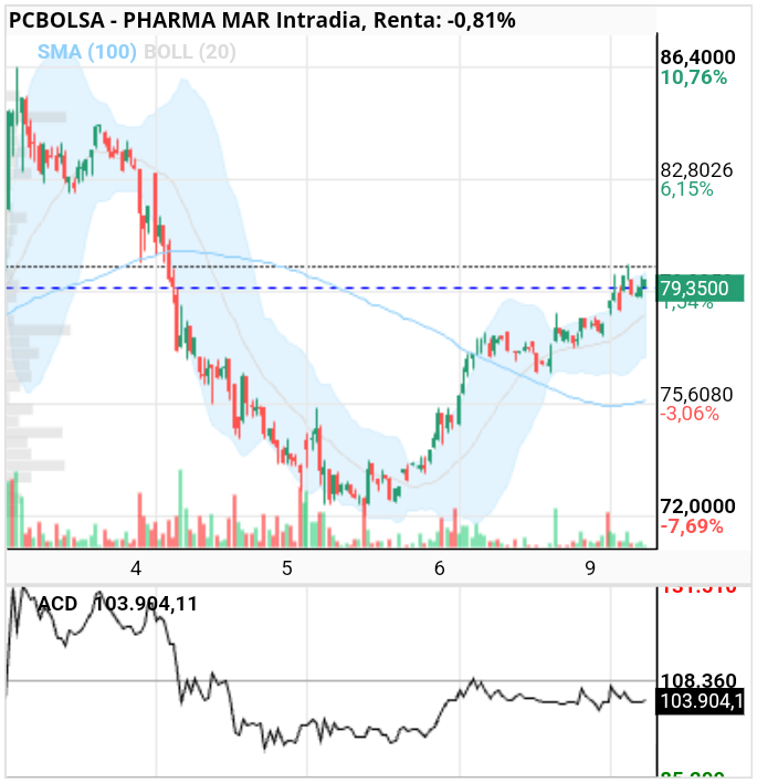 grafico de la accion alvaro42