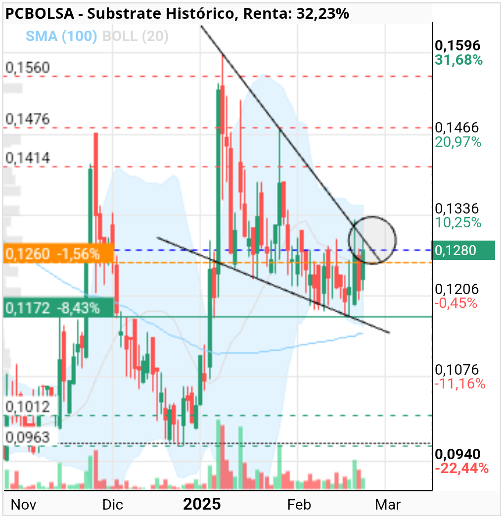 grafico de la accion trencapinyols
