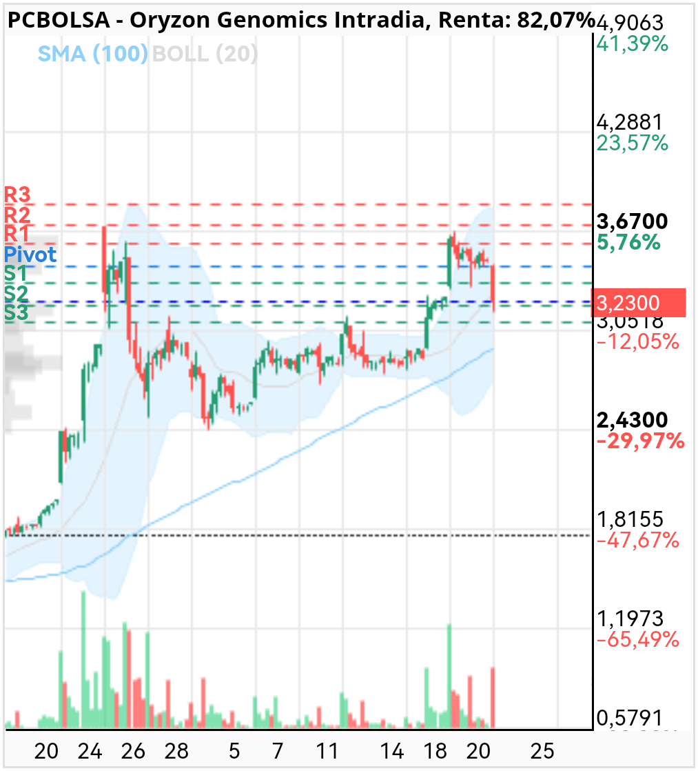 grafico de la accion jorge torre
