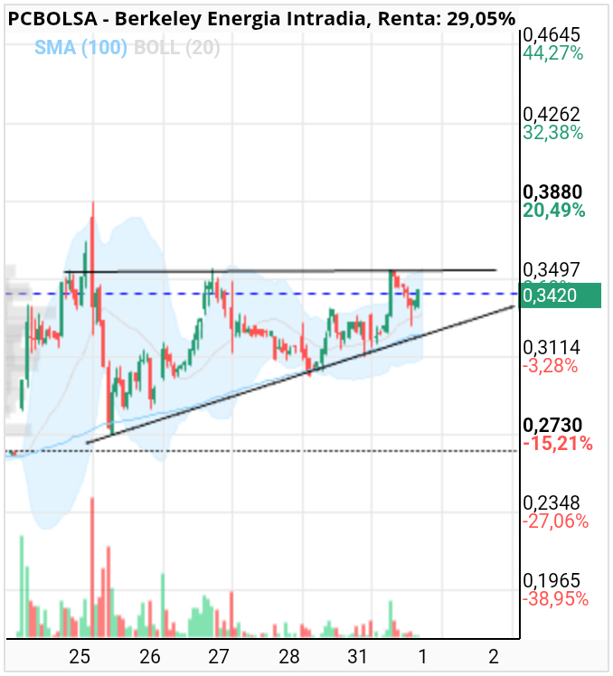grafico de la accion rubentrading
