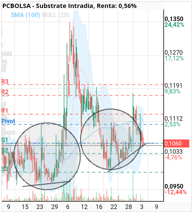 grafico de la accion dario69