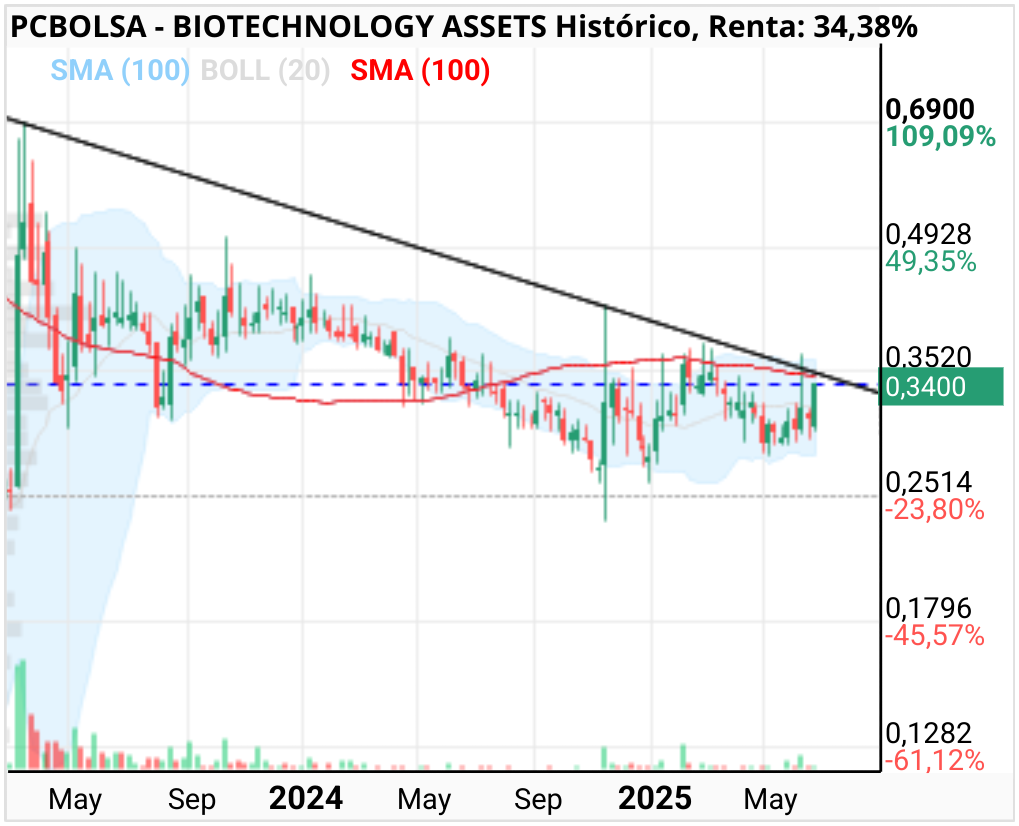 BIOTECHNOLOGY ASSETS - Otra vez rozando la rotura