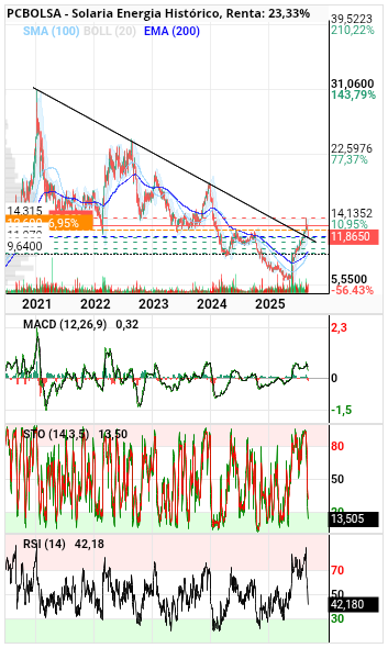 grafico de la accion diek37