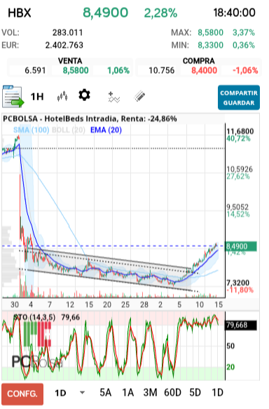 grafico de la accion tradinglocura