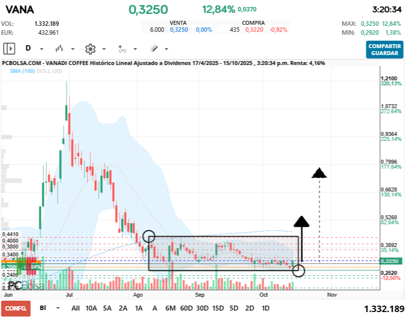 grafico de la accion steelsar