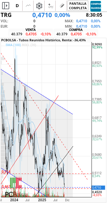 grafico de la accion danigilgil