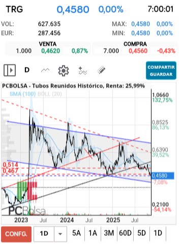 grafico de la accion danigilgil