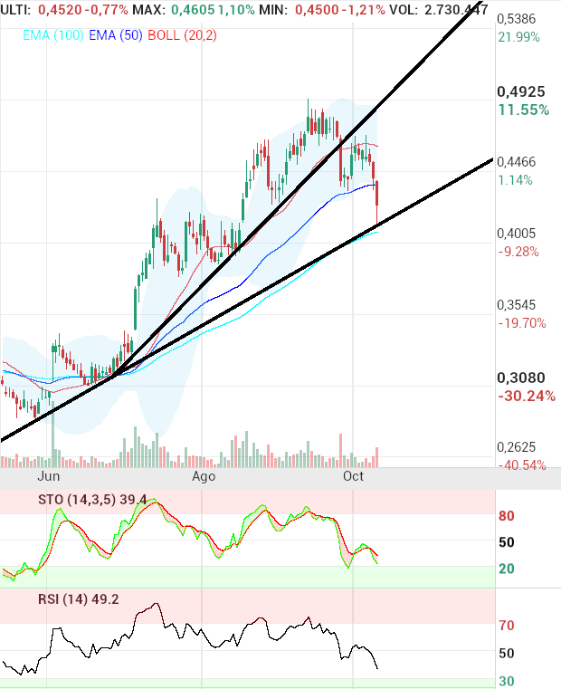 grafico de la accion pacosan
