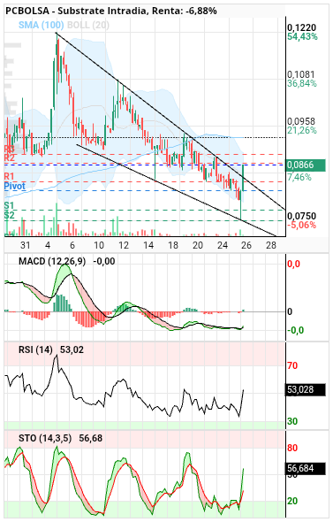 grafico de la accion slaugther