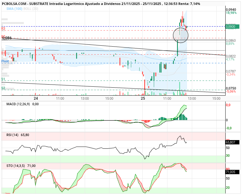 grafico de la accion slaugther