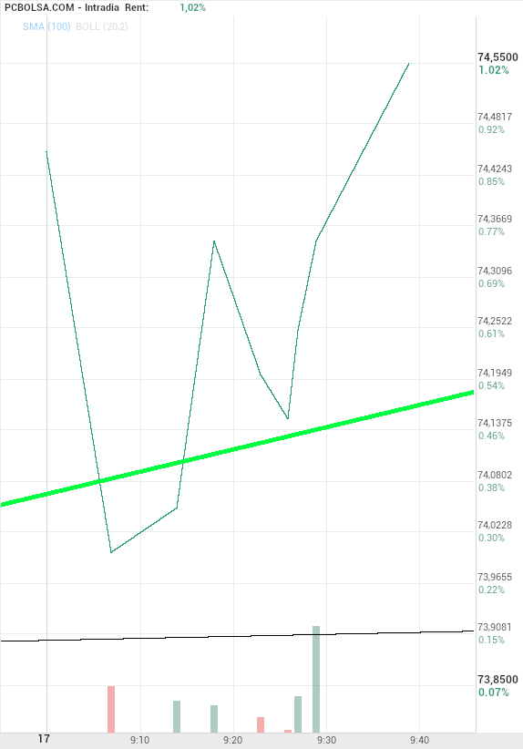 grafico de la accion Pharma Mar