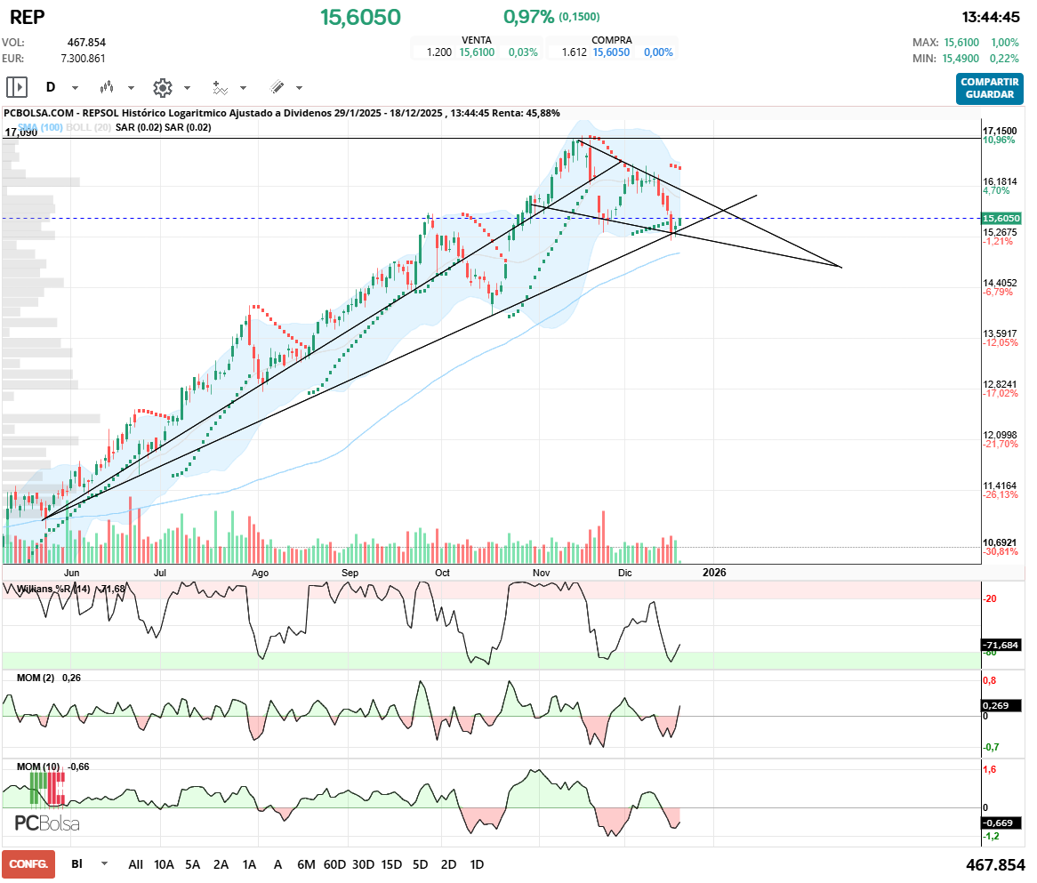 grafico de la accion rulis71