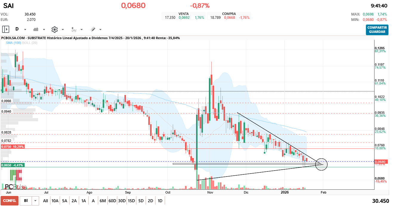 grafico de la accion dario69