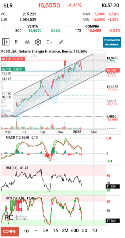grafico de la accion pedrin69