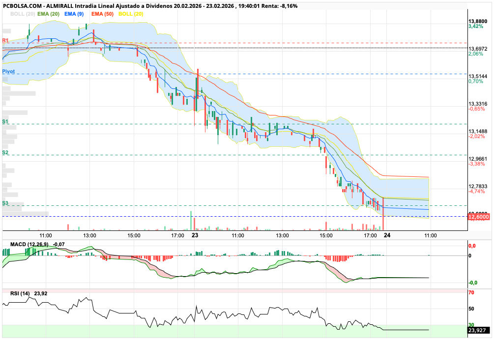 grafico de la accion goanna