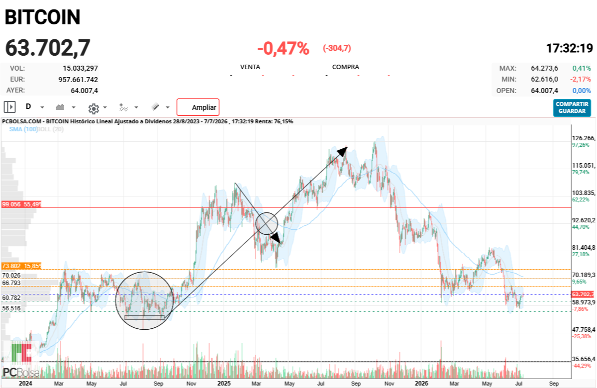 grafico de la accion dario69