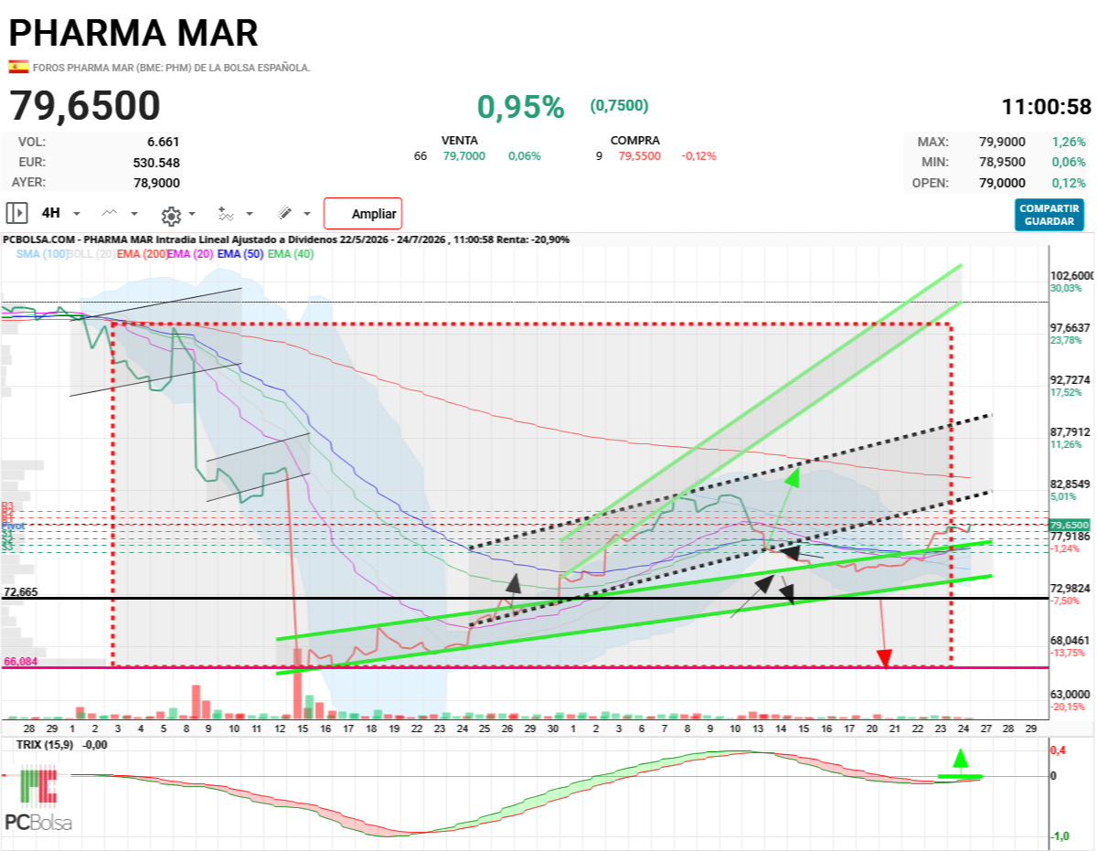 Pharma Mar - Me quedo ya sin espacio, tendré que montar otro nuevo.