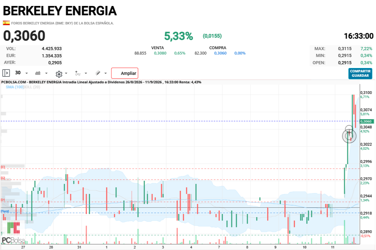 grafico de la accion dario69