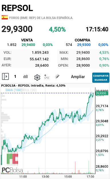 REPSOL - 120.000 y pasa el 30 euros