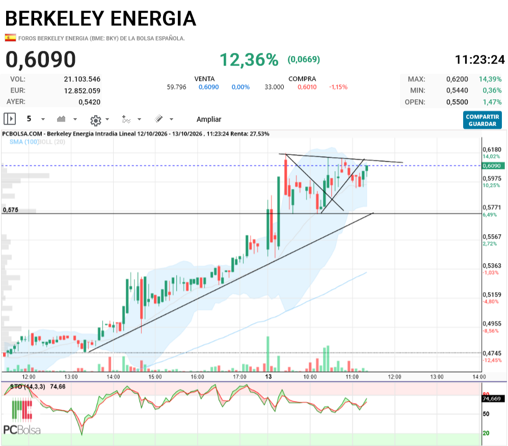Berkeley Energia - taza asa