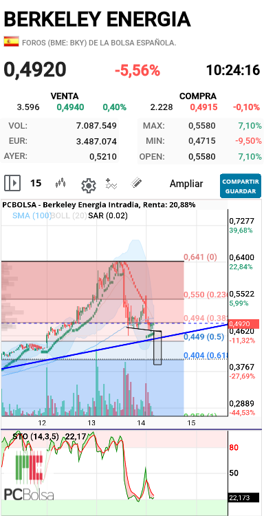 Berkeley Energia - Sería la otia